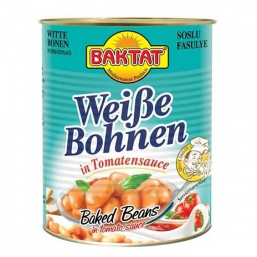 Baktat Domates Soslu Haşlanmış Fasulye 2,7 Kg.