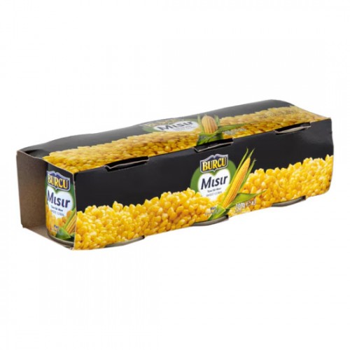 Burcu Mısır Konserve 220 gr * 3 Adet