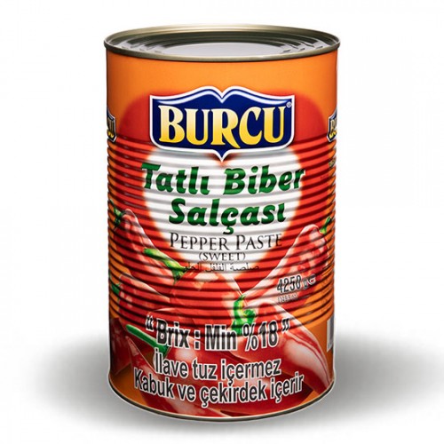 Burcu Tatlı Biber Salçası Konserve 4,25 kg.