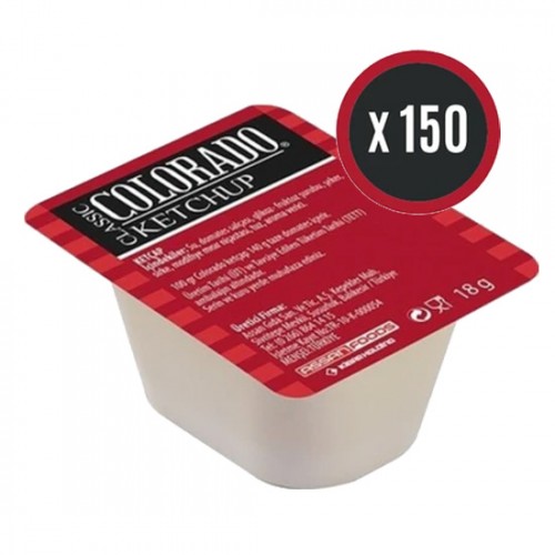 Colorado Küvet Ketçap 18 Gr 150 Adet