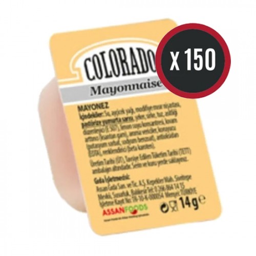Colorado Küvet Mayonez 14 Gr 150 Adet