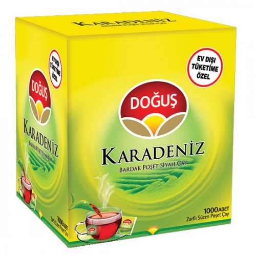 Doğuş Karadeniz 2 gr 1000 li Süzen Bardak Poşet Çay Doğuş Karadeniz 2 gr 1000 li Süzen Bardak Poşet Çay