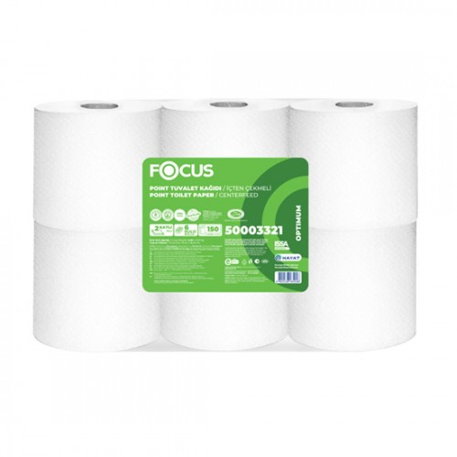 Focus Optimum Point İçten Çekmeli Tuvalet Kağıdı 150 Metre 6 Adet
