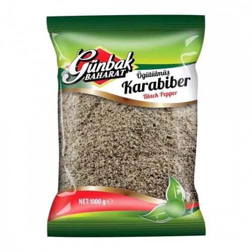 Günbak Karabiber Öğütülmüş 1 Kg