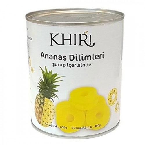 Khiri Dilimli Ananas Konserve 850 gr