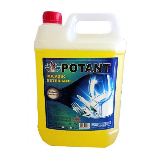 Potant Elde Yıkama Bulaşık Deterjanı Limon 5 Litre
