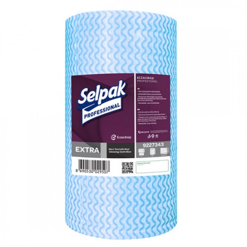 Selpak Professional Mavi Temizlik Bezi 100 Yaprak 6 Paket