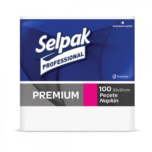Selpak Professional Premium Peçete 100'lü 33x33 cm - 24 lü
