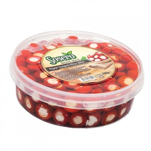 Sosero Peynir Dolgulu Kiraz Biber 2 kg