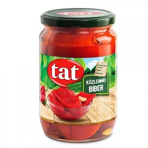 Tat Közlenmiş Biber Cam Konserve 2500 Gr